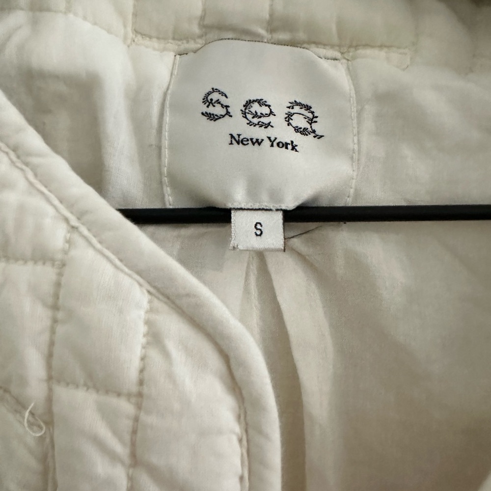 Sea New York Cream Floral Teddy Jacket - Picture 3 of 3